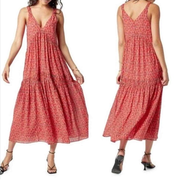 Joie Dresses & Skirts - Joie Bondi Tiered Tea Rose Maxi dress